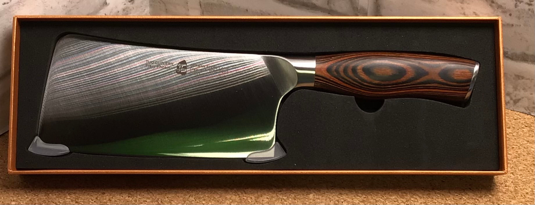 TUO Meat Cleaver 6 inch, Heavy Duty Bone Chopper Butcher Knife (7765445181678)